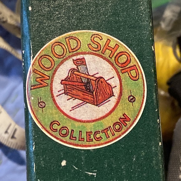 Vintage New in box Wood and cast iron Doll Bench #29065 - Picture 4 of 6